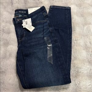 American Eagle Outfitters Women's Deep Indigo Skinny Jeans